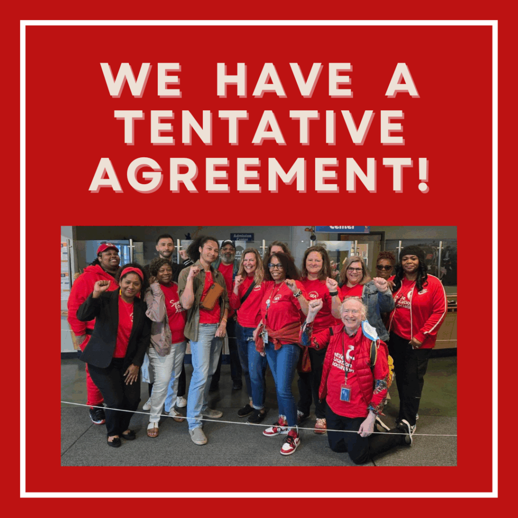 WE HAVE A TENTATIVE AGREEMENT!